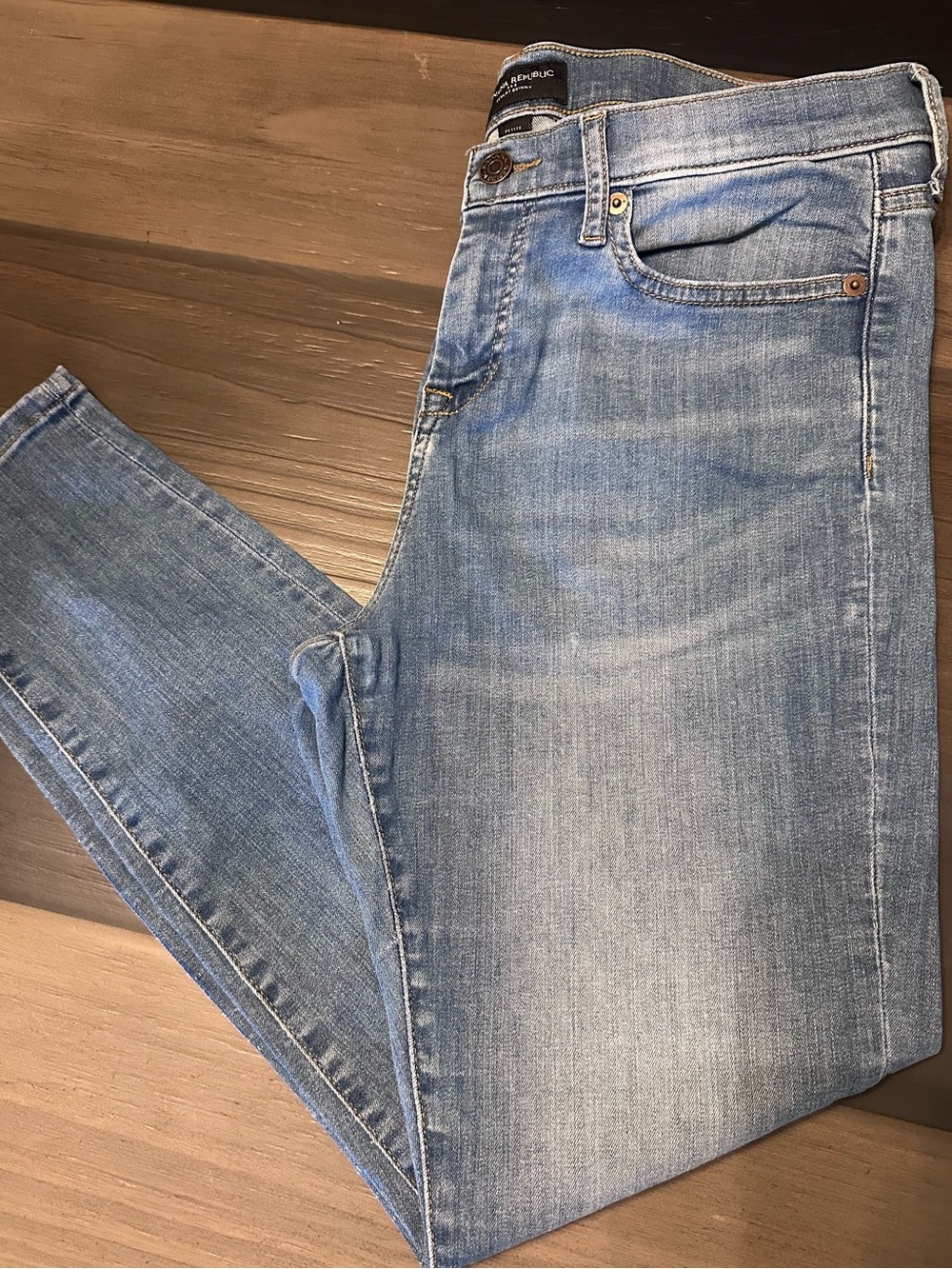 Banana Republic Skinny Jeans in Light Blue Wash